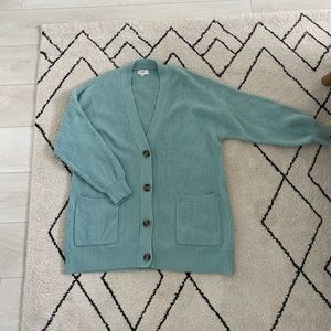 Aerie mint oversized cardigan